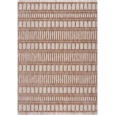 Rlm Distribution Chelsea Yeager Rectangle Area Rug - Brown - 5 ft. 3 in. x 7 ft. 2 in. HO3095217